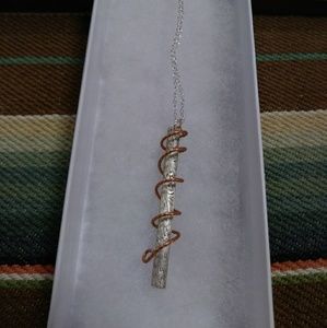 Sterling/copper necklace